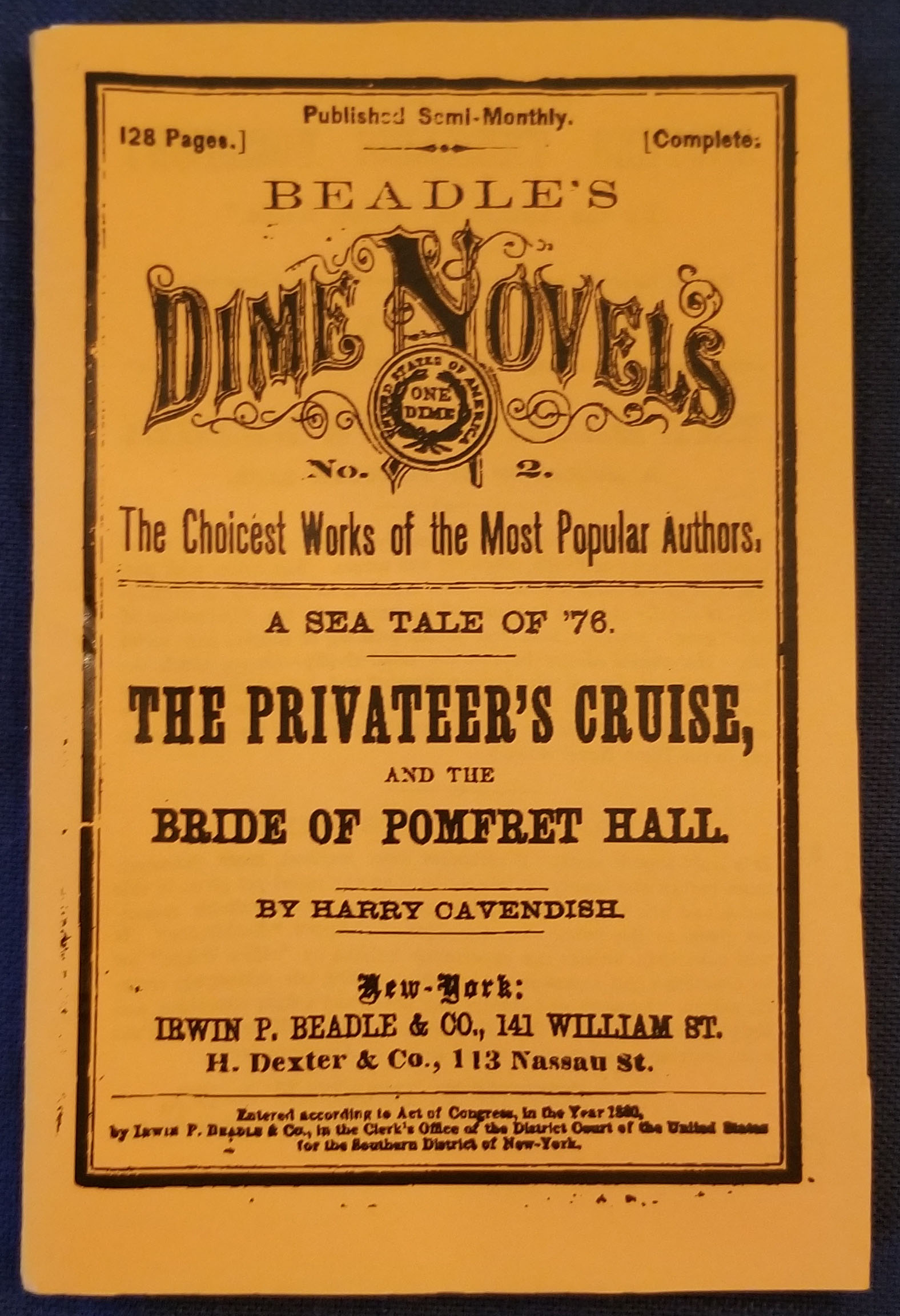 Dime Novel - The Privateer's Cruise